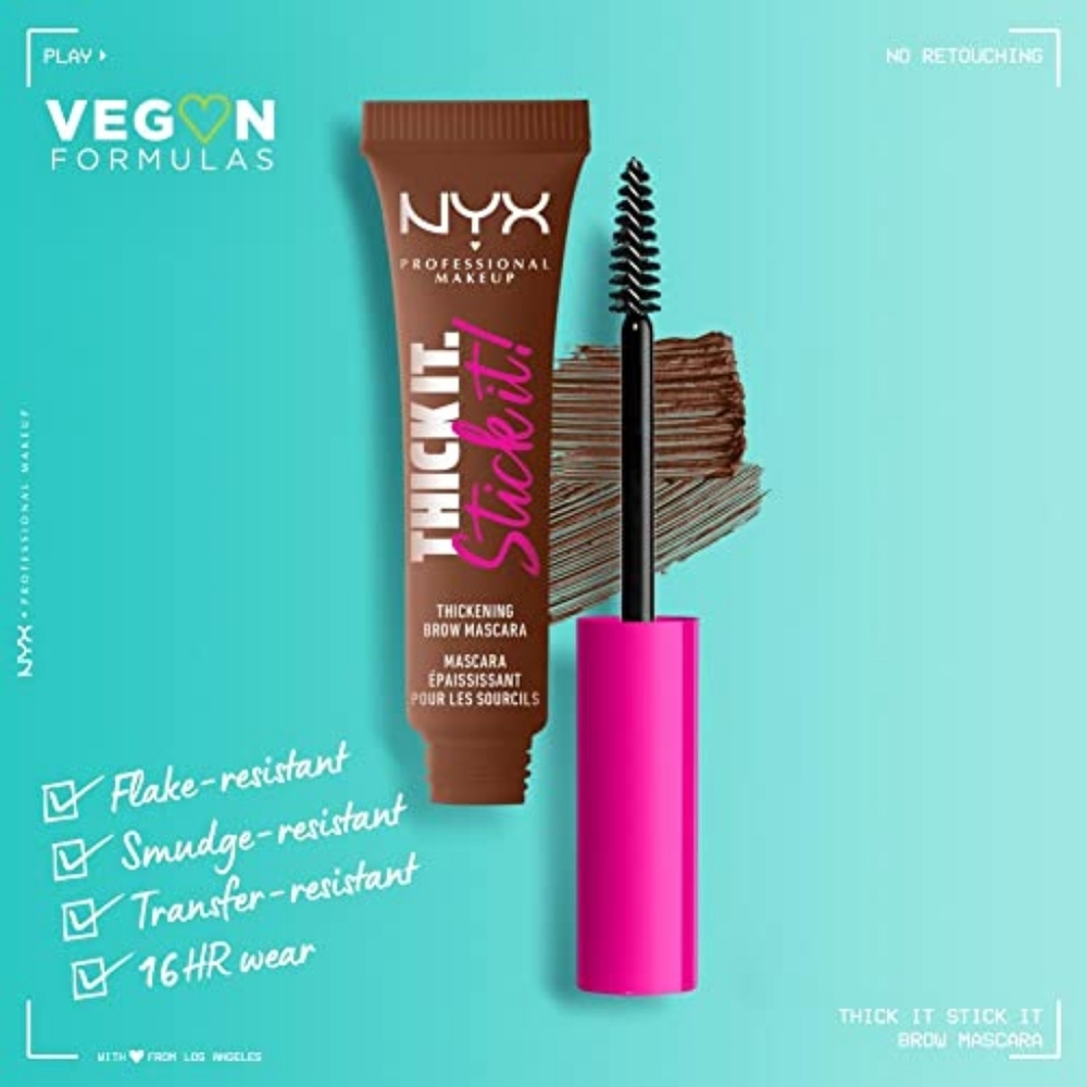 NYX Thickening Brow Mascara in Rich Auburn.